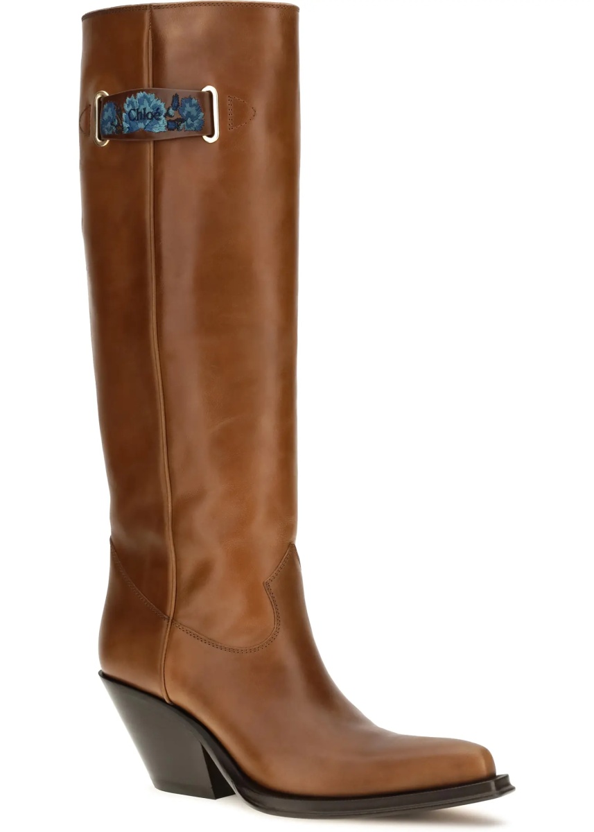 Bocanci Azelan over-the-knee leather Boots - Img 2