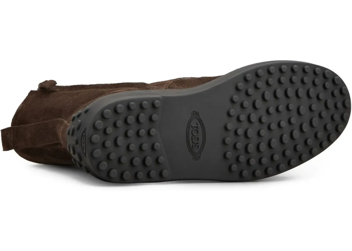 Bocanci casual TOD'S 'Gommino' multicolor din piele intoarsa - Img 6