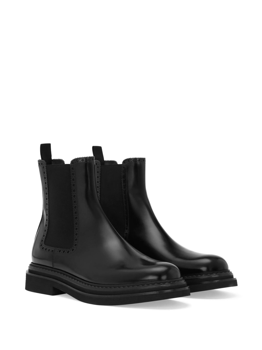 Bocanci Dolce &amp; Gabbana negri din piele - Img 2
