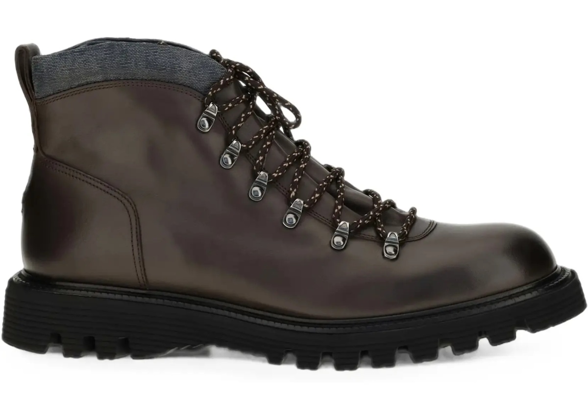 Bocanci Leather lace-up Boots - Img 6