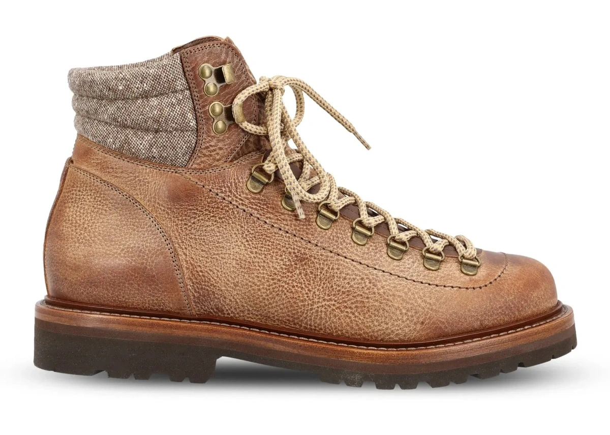 Bocanci Mountain Boots in leather with wool and cashmere inserts - Img 7