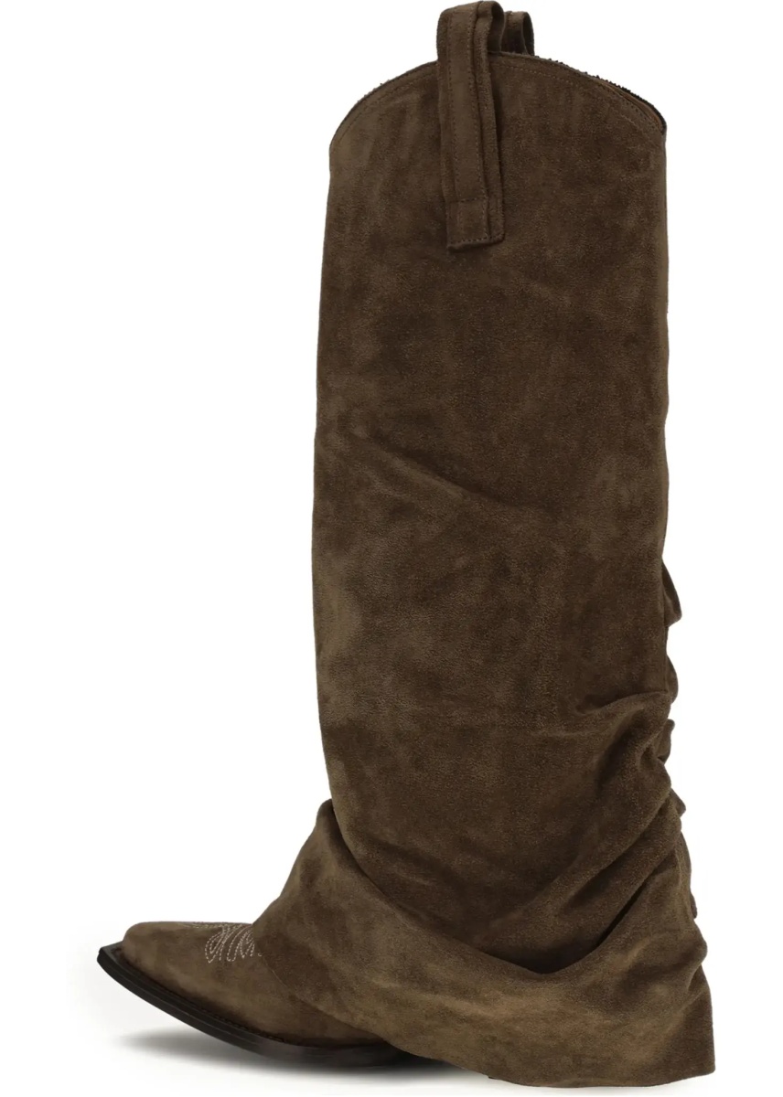 Bocanci Suede Cowboy Boots - Img 5