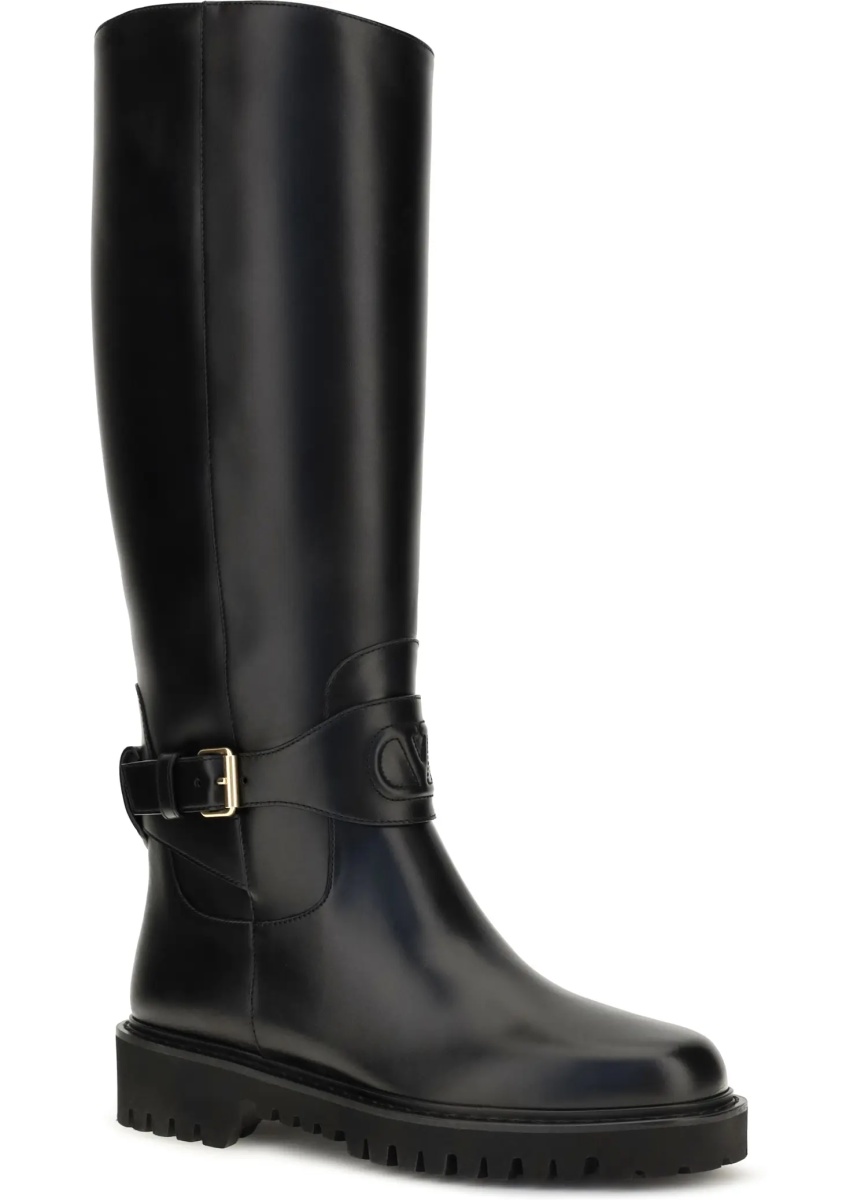 Bocanci VLogo Signature calfskin High Boots - Img 2