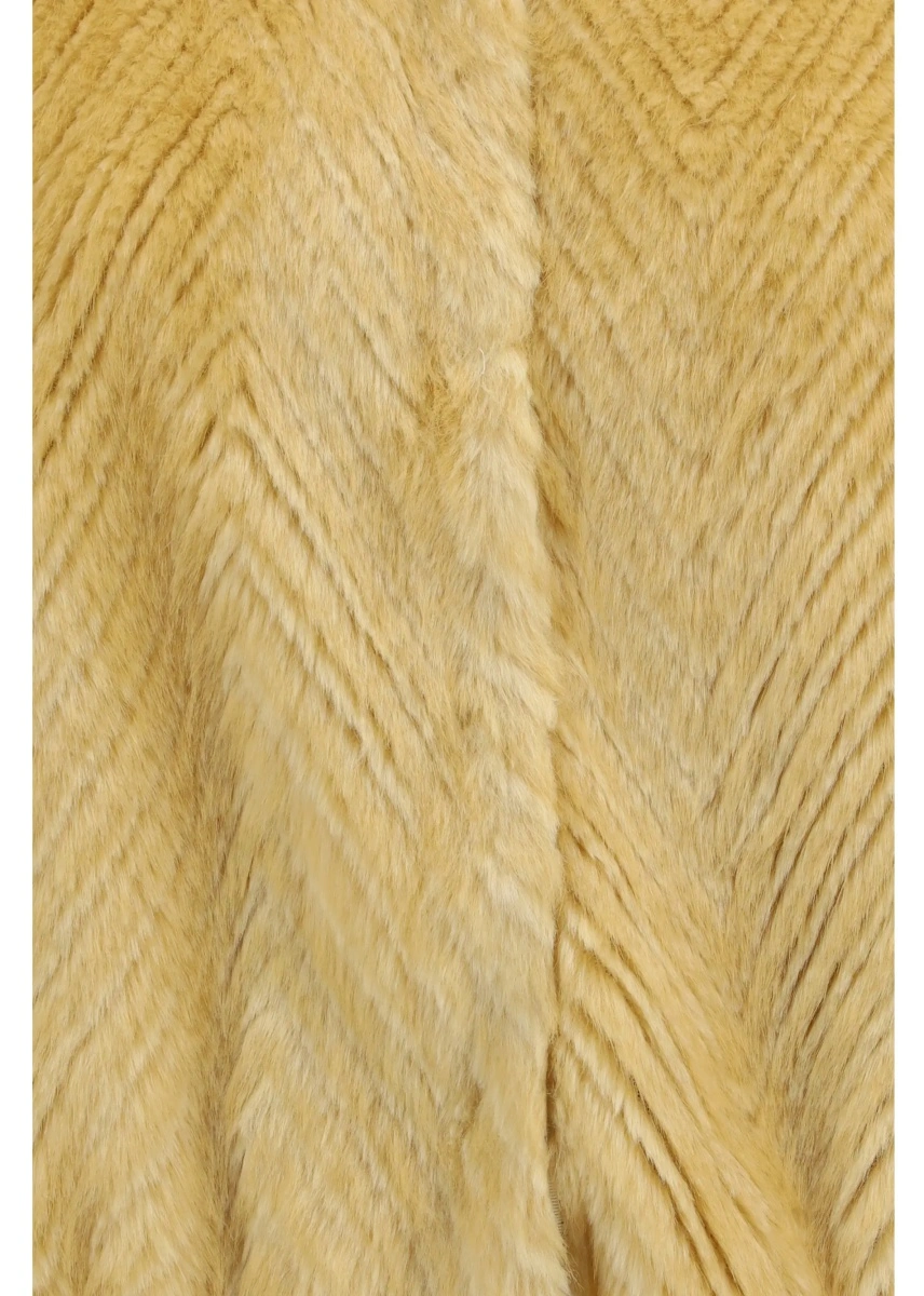 Bomber Chevron faux fur Bomber Jacket - Img 3