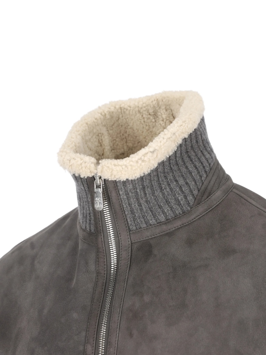 Bomber jacket Brunello Cucinelli gri - Img 4