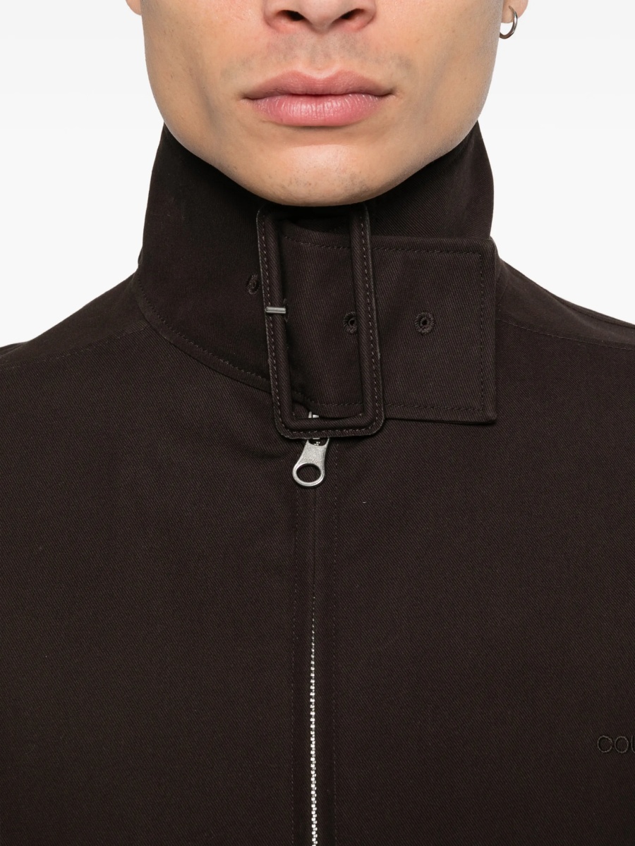 Bomber jacket COURRÈGES maro din bumbac - Img 5