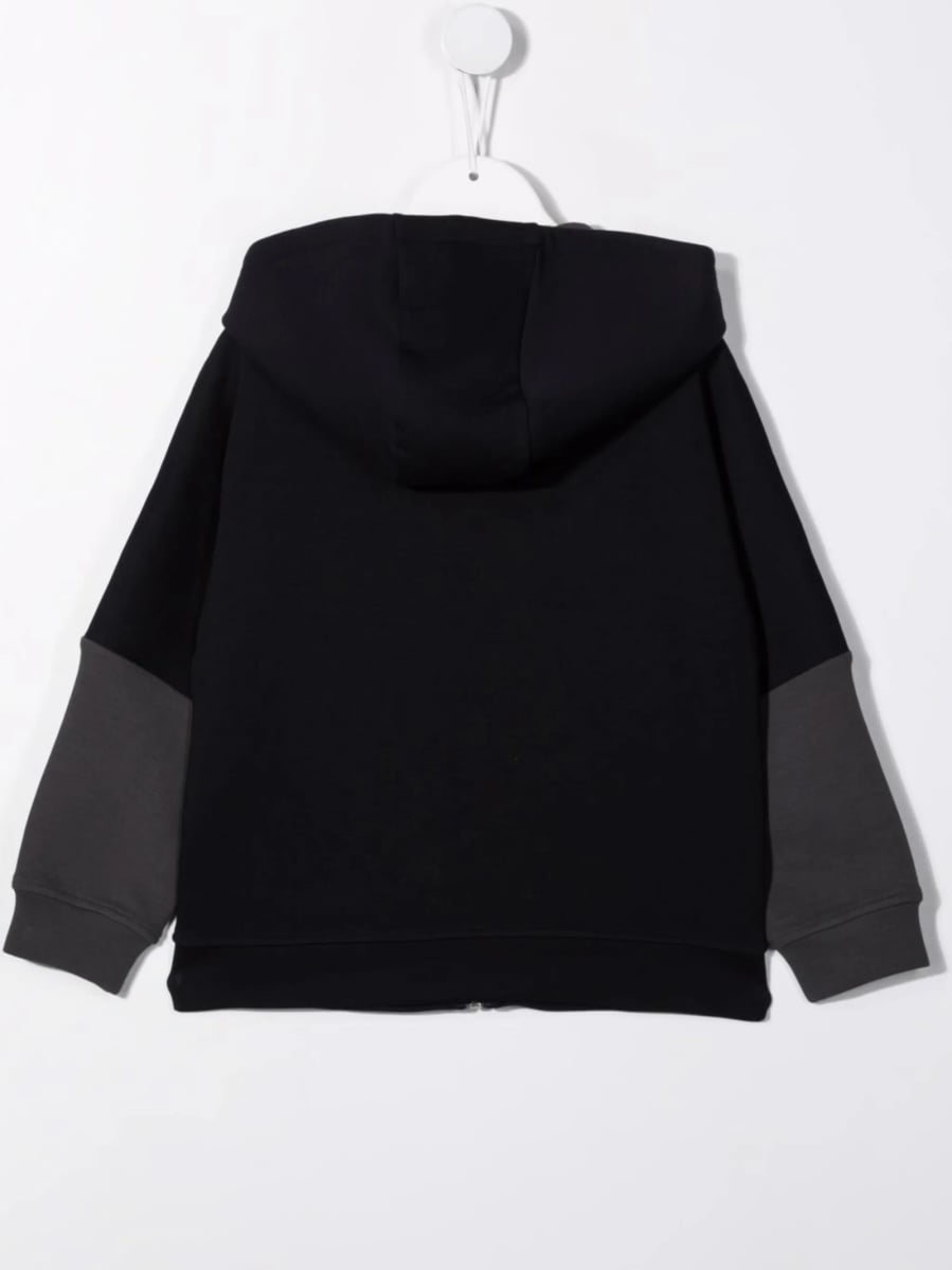 Bomber jacket Emporio Armani albastra din bumbac si polyester - Img 2