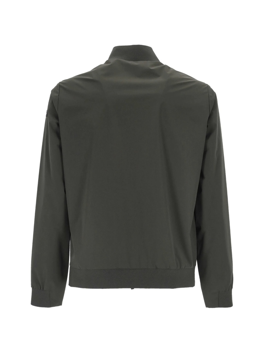 Bomber jacket RRD verde din lycra si poliamida - Img 2