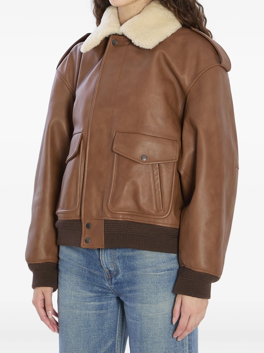 Bomber jacket Saint Laurent maro - Img 2