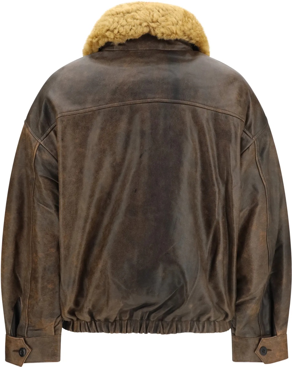 Bomber Leather Bomber Jacket - Img 2