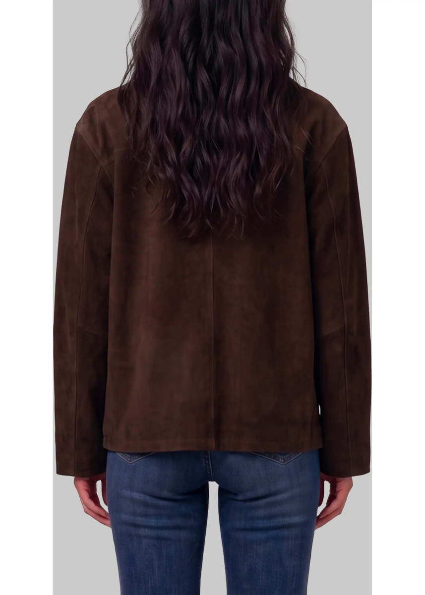 Bomber Rosia Gritty Suede Jacket - Img 3