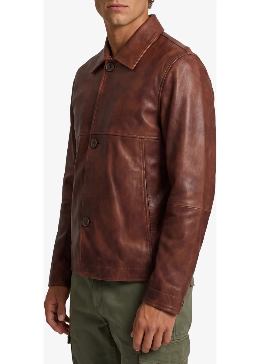 Bomber Steep Vegetal Leather Jacket - Img 2