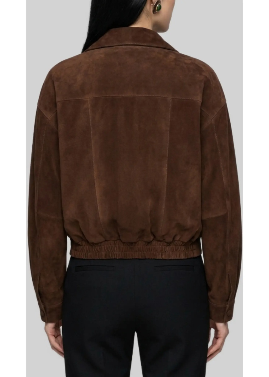 Bomber Vintage Suede Jacket - Img 3