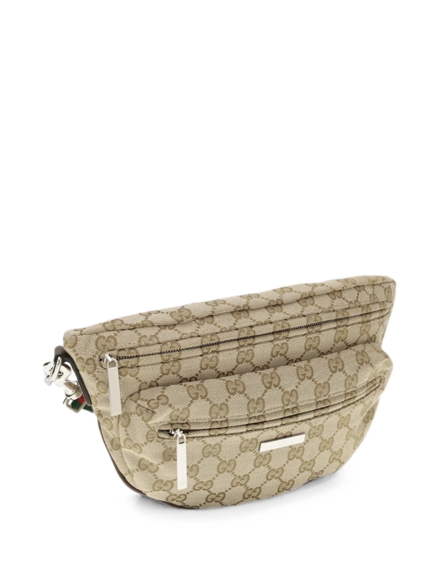 Borseta Gucci neutra din material textil - Img 3