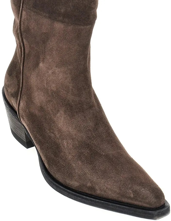 Botine 'Clive' suede leather Western boots - Img 2