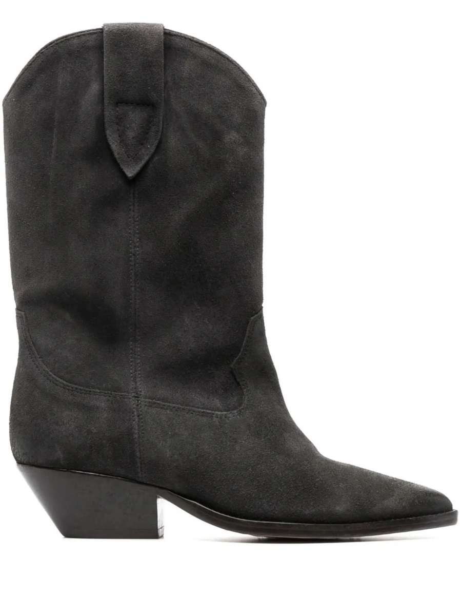 Botine Isabel Marant negre din piele - Img 8