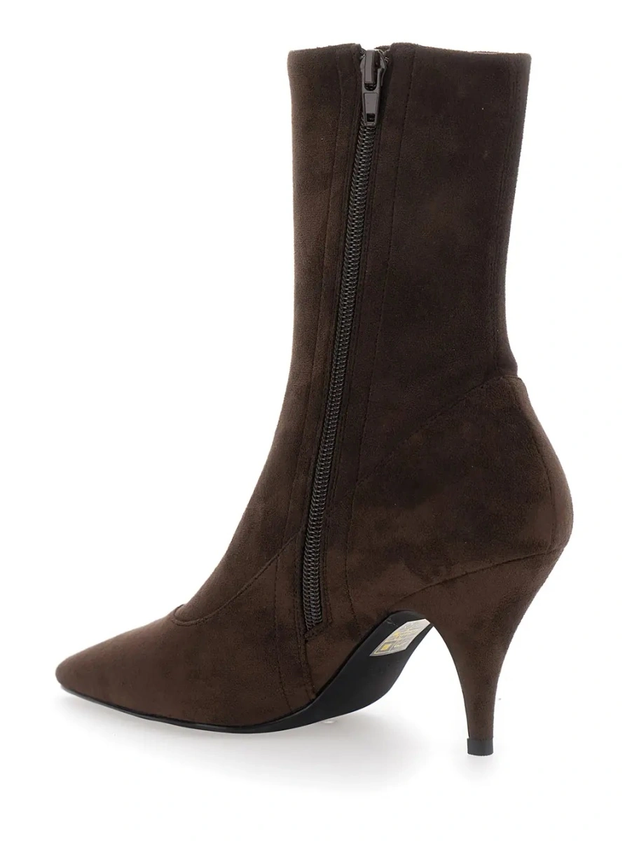 Botine Jeffrey Campbell maro din piele - Img 3