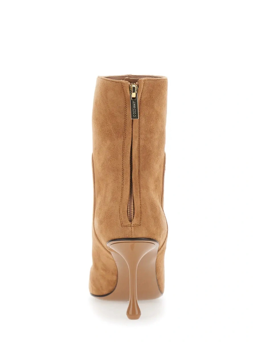 Botine Jimmy Choo bej din piele intoarsa - Img 4