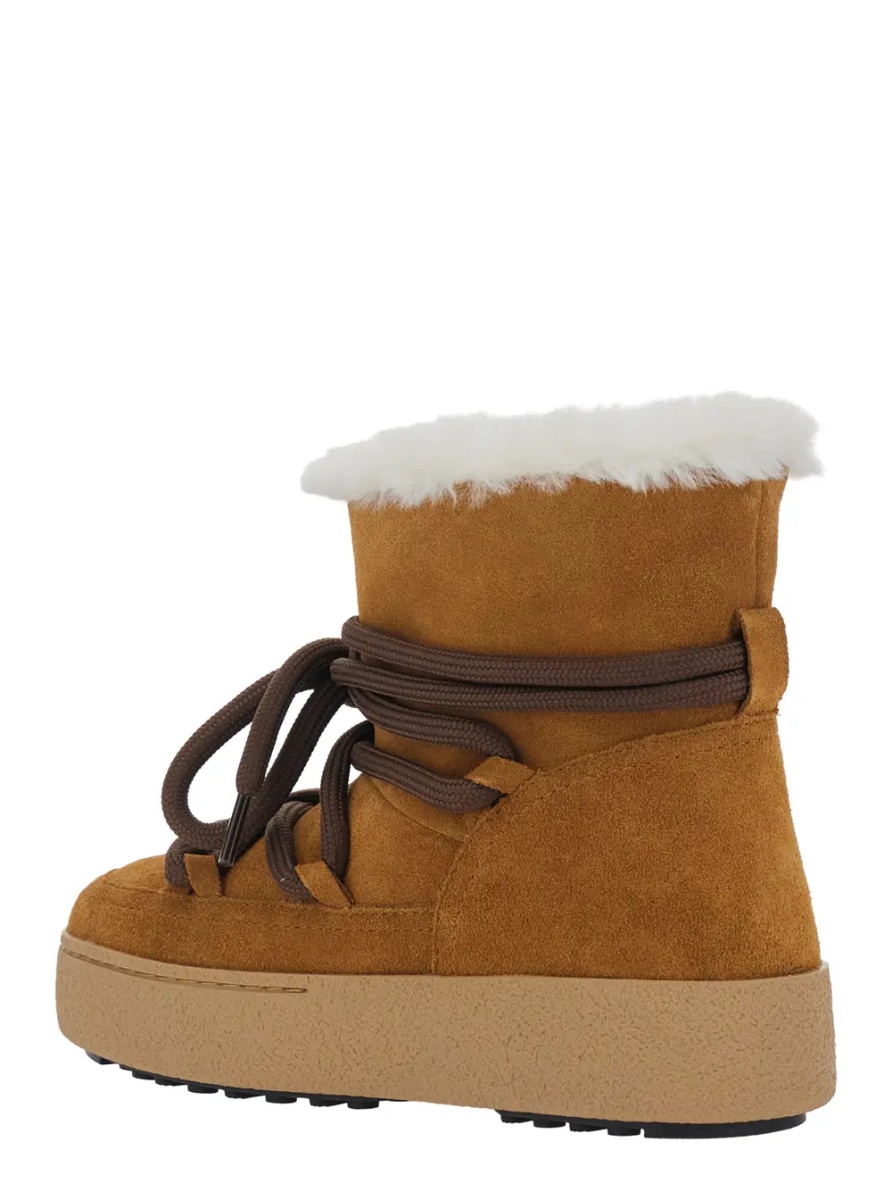 Botine LTRACK SOFIA Ankle Boots with rubber sole and Tech Fabric interior Beige women - Img 3