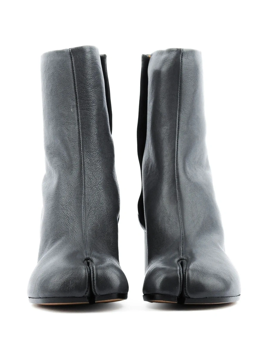 Botine Maison Margiela gri din piele - Img 6