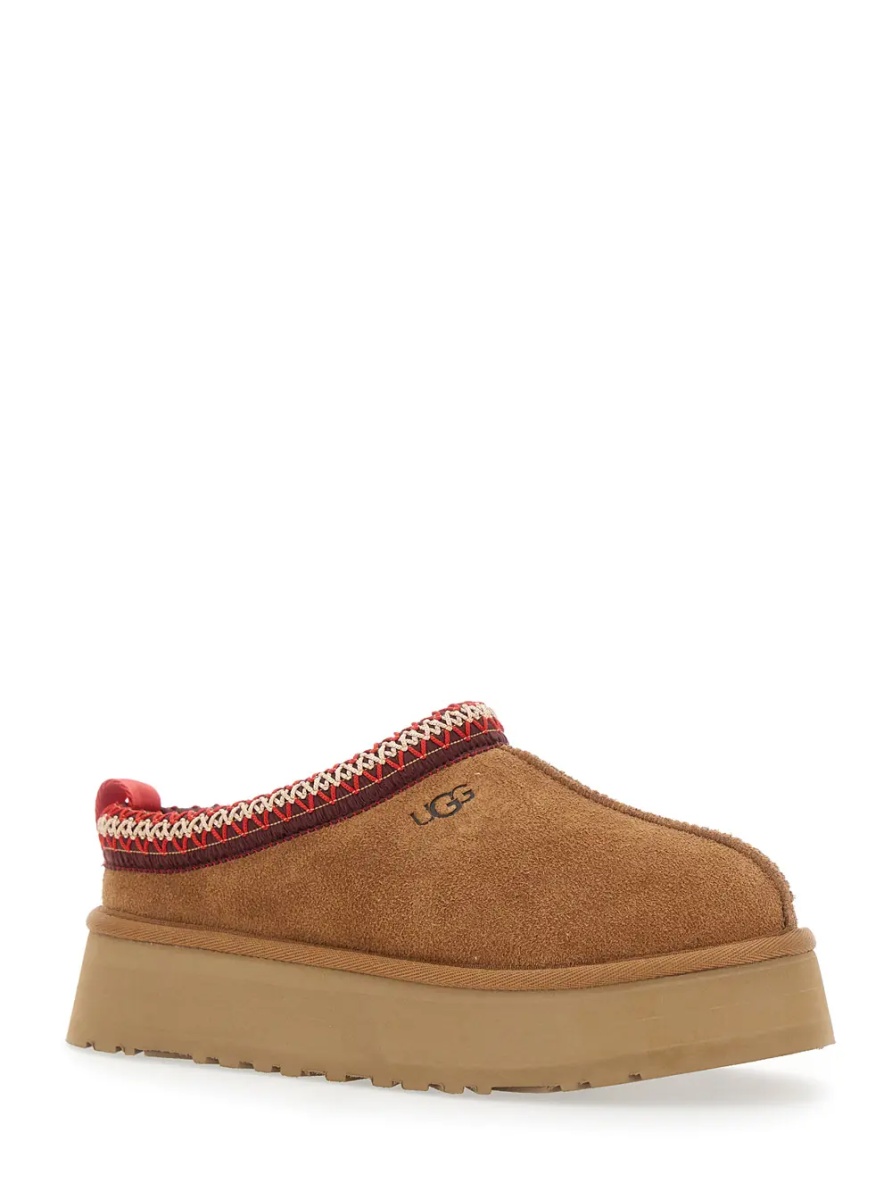 Botine Mules 'Tasman' with Braided Edge in Brown Suede for Women - Img 2
