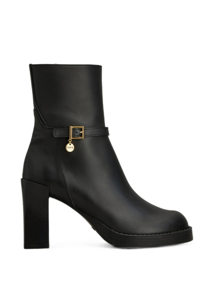 Botine TOD'S negre din piele - Img 9