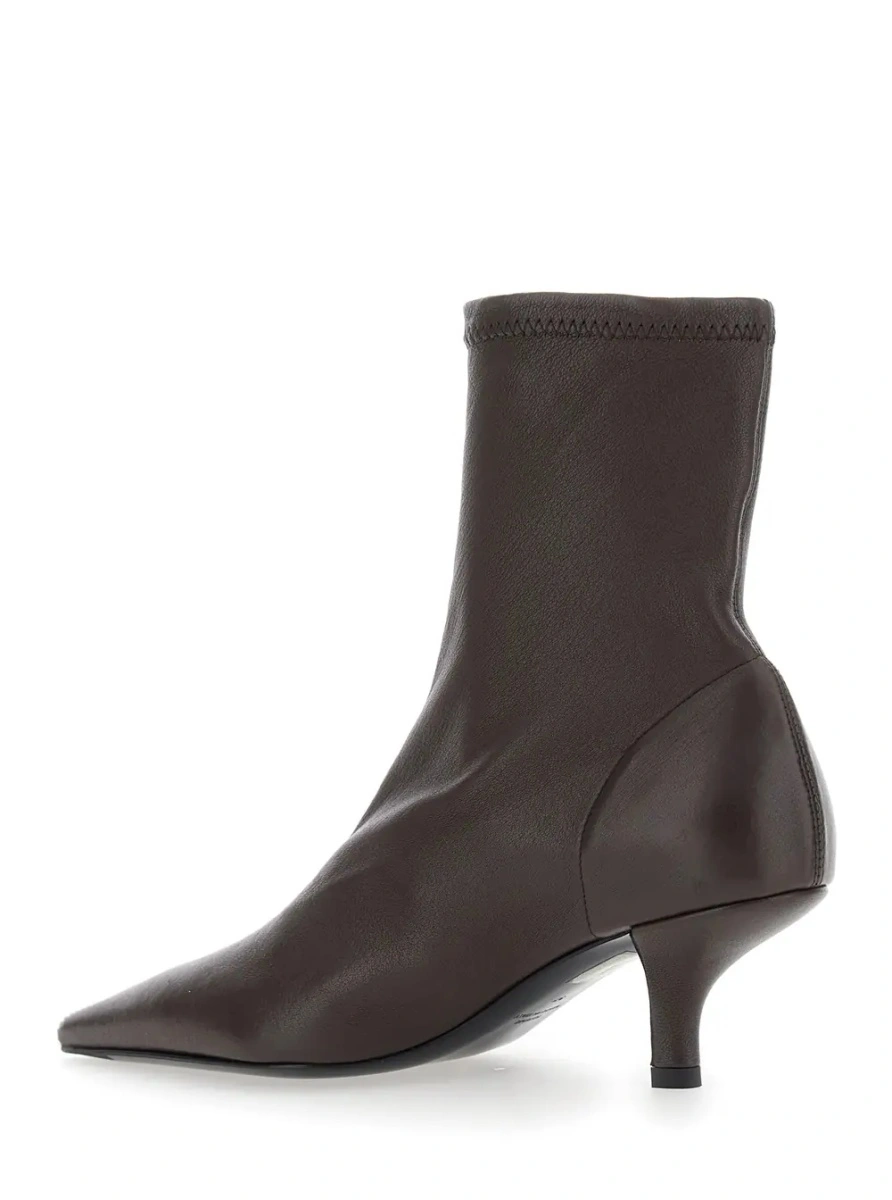 Botine TOTEME maro din piele - Img 3