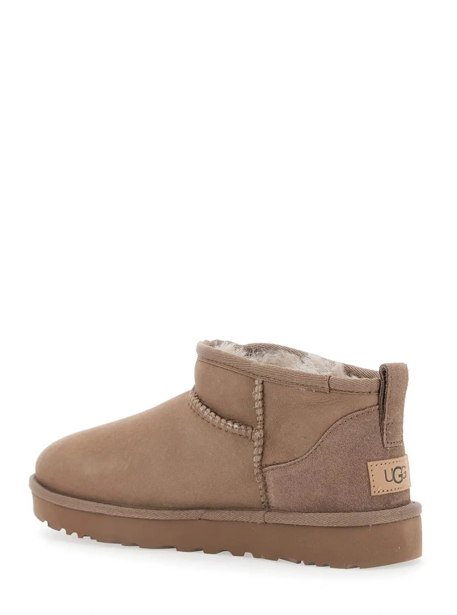 Botine UGG bej din piele intoarsa - Img 3