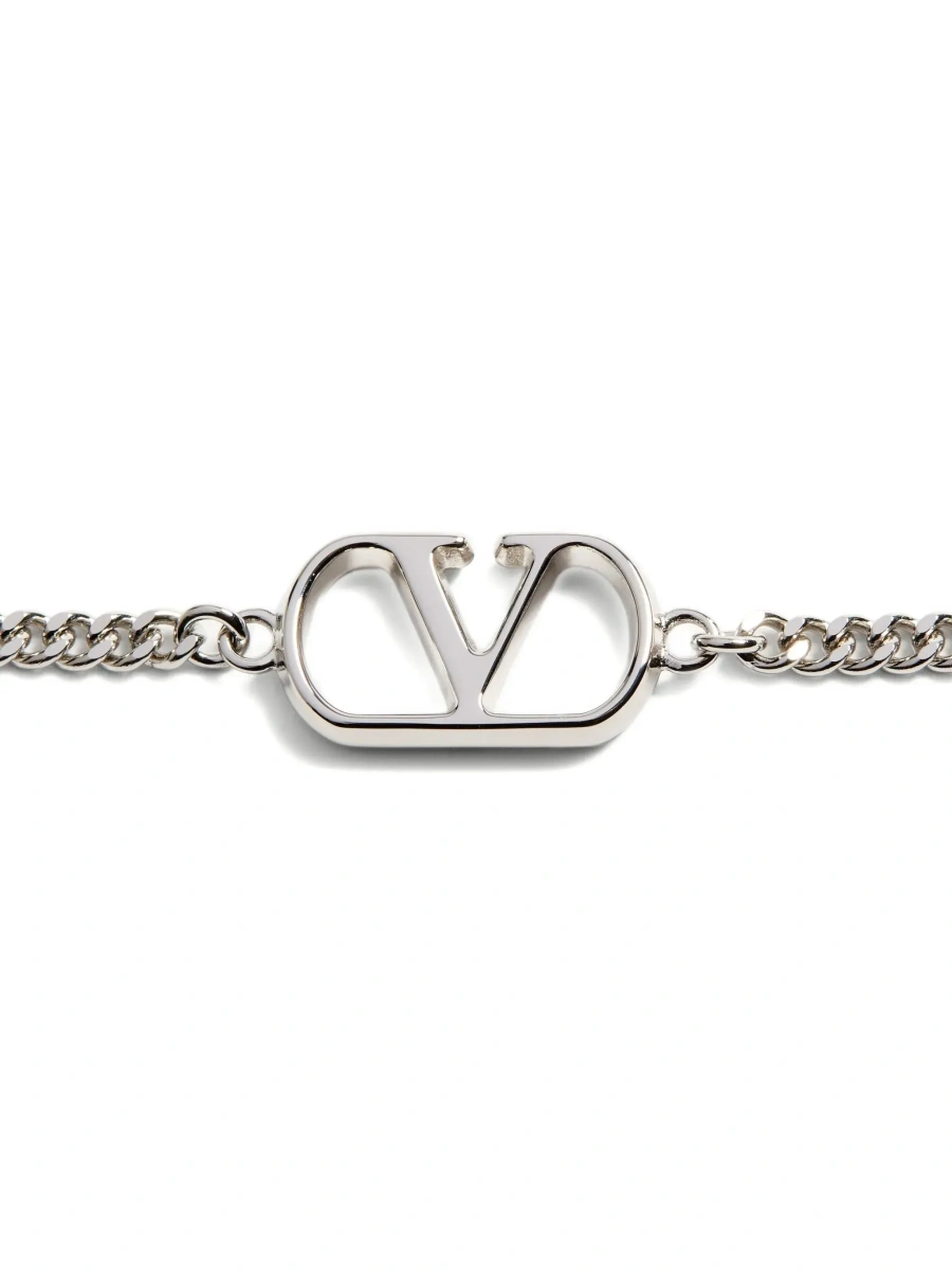 Bratari Metallic Bracelet with Chunky Chain-Link Design and VLogo in Bronze Man - Img 7