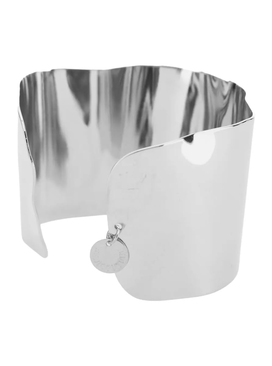 Bratari 'TINA' silver-colored Bracelet with asymmetric design in bronze for women - Img 2