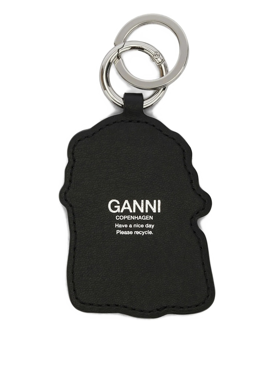 Breloc Ganni alb - Img 2
