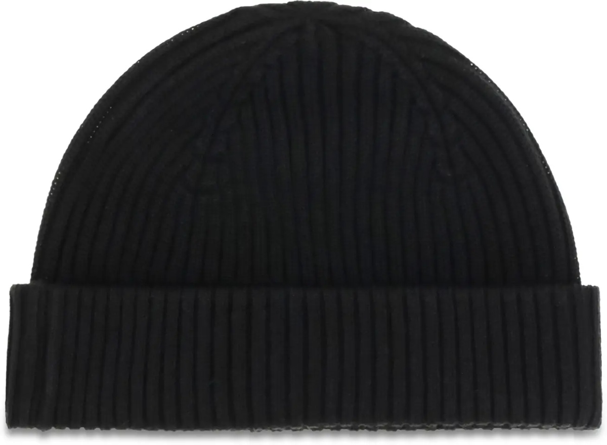 Caciula Beanie in ribbed knit with logo - Img 2