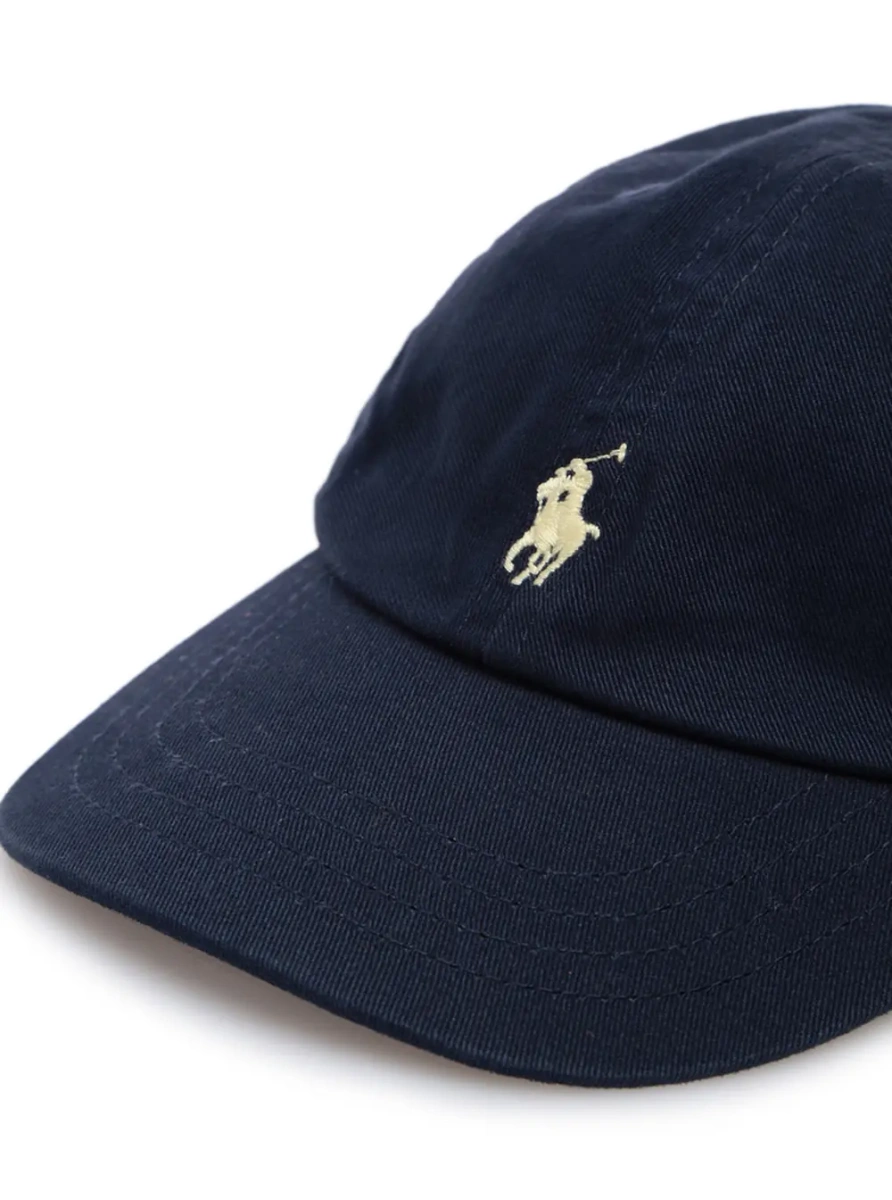 Caciula Blue Cotton Hat with Logo - Img 3
