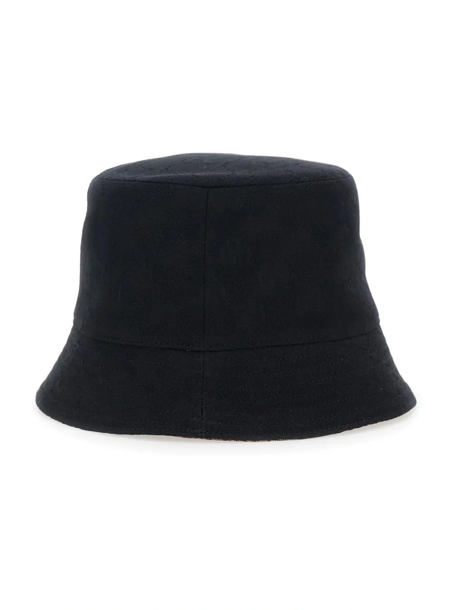 Caciula Gucci neagra din bumbac - Img 2