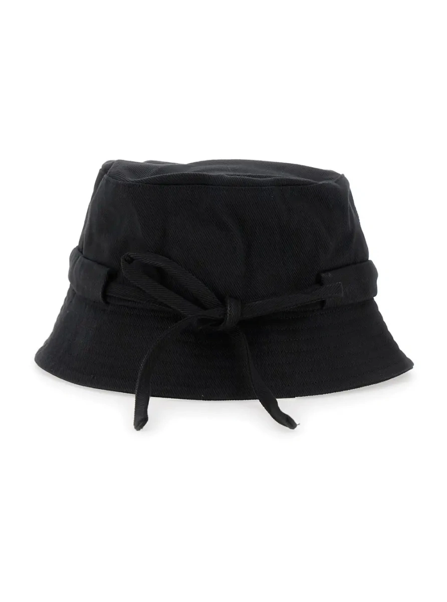 Caciula JACQUEMUS neagra din bumbac 'Le Bob Gadjo' - Img 2