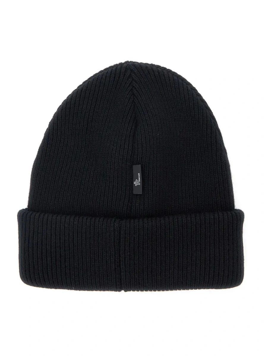 Caciula Moncler Grenoble neagra din lana - Img 2