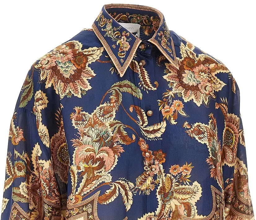Camasa 'Aster' silk shirt - Img 2