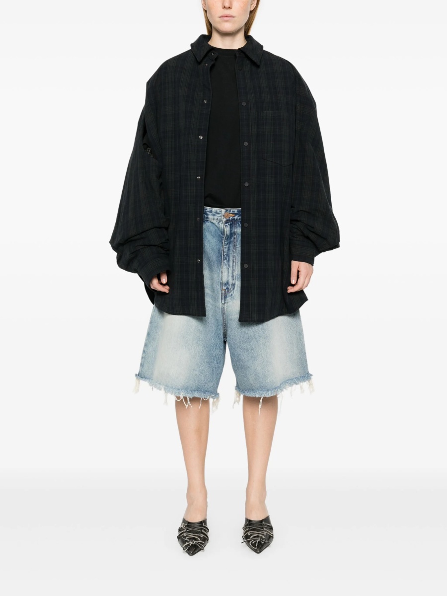 Camasa Balenciaga gri din bumbac - Img 3