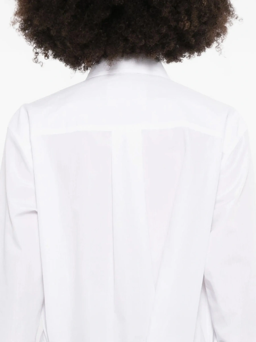 Camasa casual Cotton poplin Shirt with belt - Img 6
