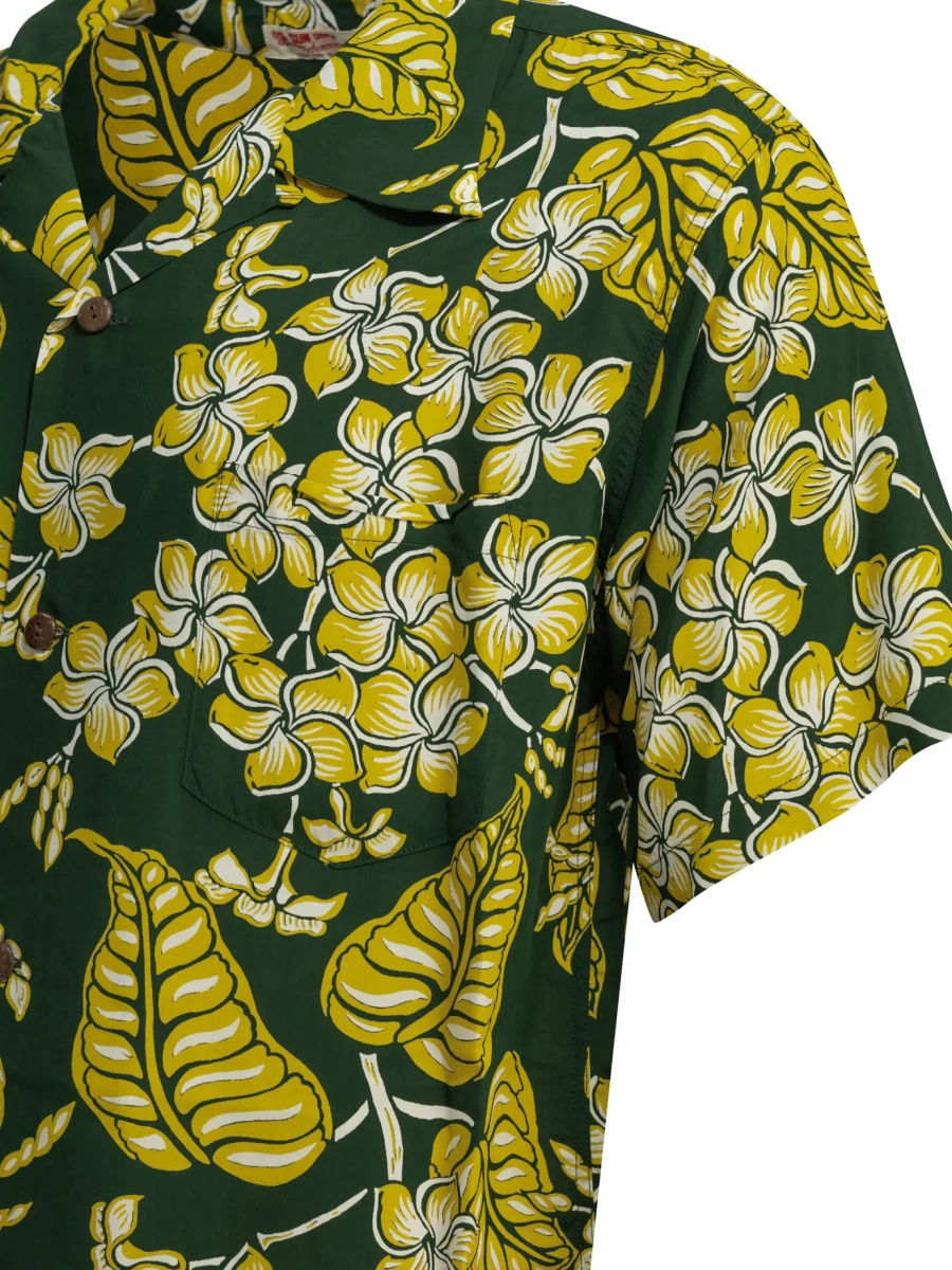 Camasa casual "Plumeria Blossoms" Casual Shirt - Img 4