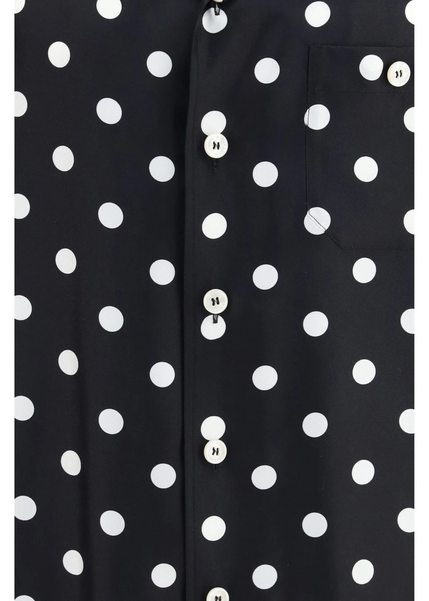 Camasa casual Polka dot silk twill Shirt - Img 2