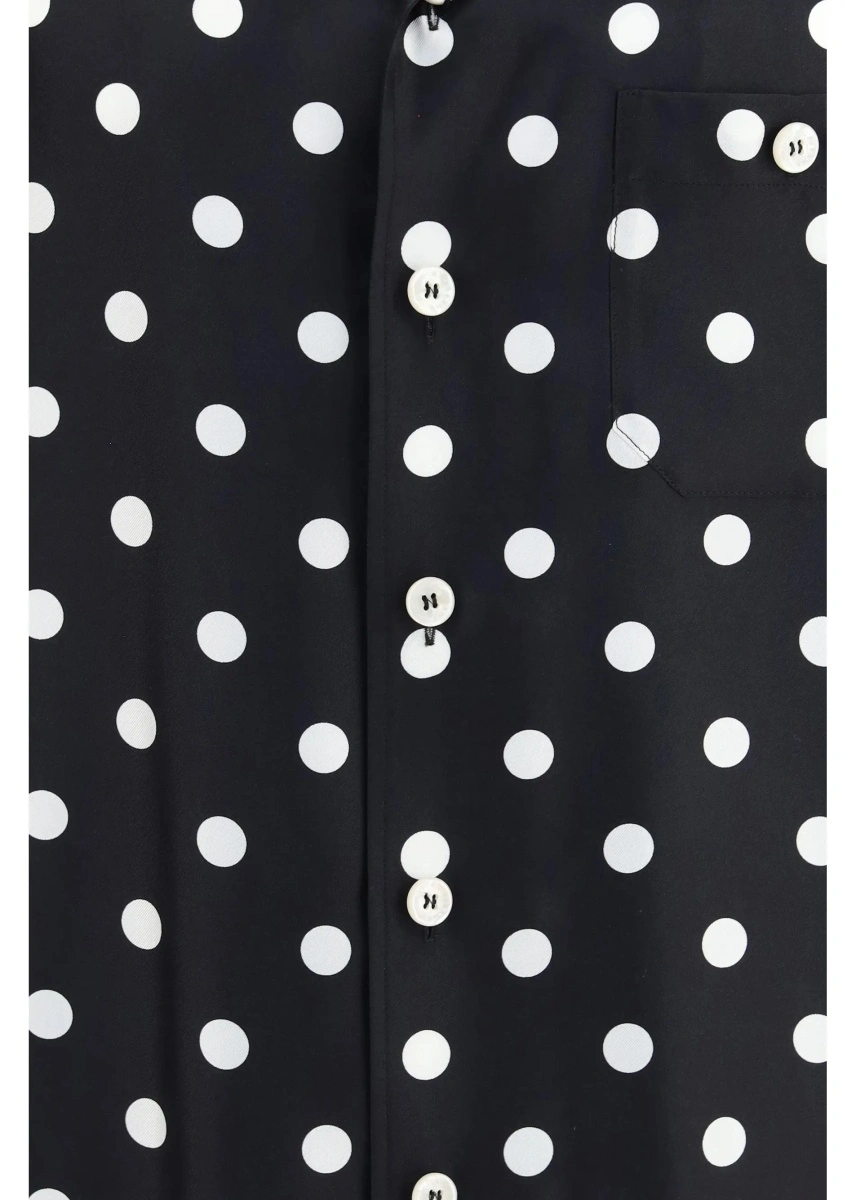 Camasa casual Polka dot silk twill Shirt - Img 2