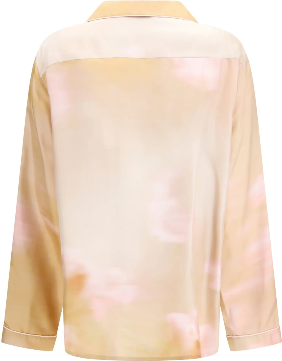 Camasa casual Printed silk twill Shirt - Img 2