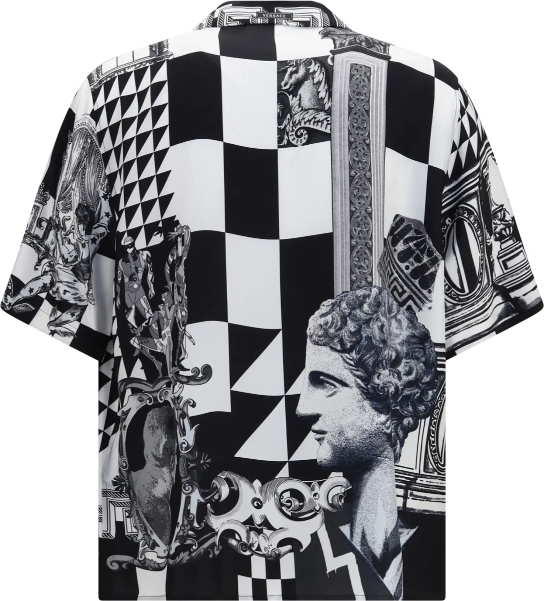 Camasa casual Printed silk twill Shirt - Img 2