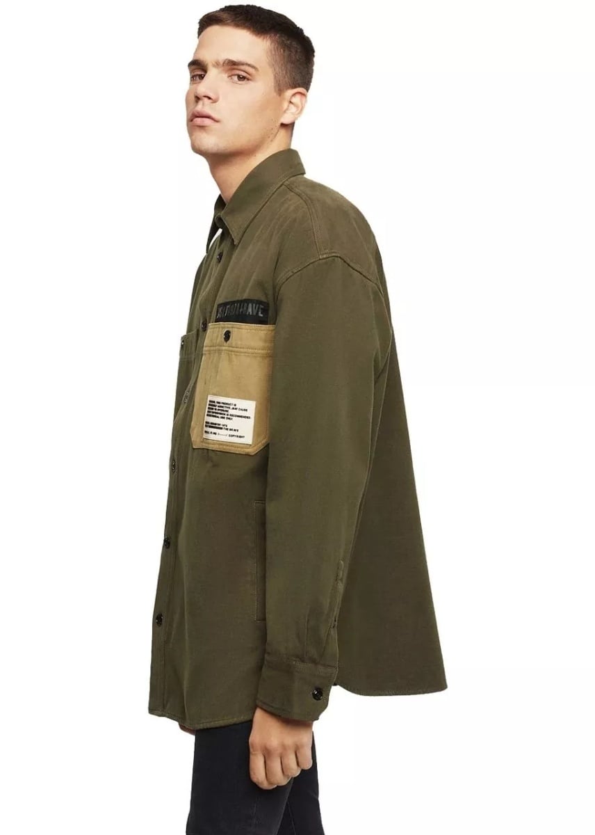 Camasa casual S-Lebed with Patch Pockets 00SW1F - Img 3