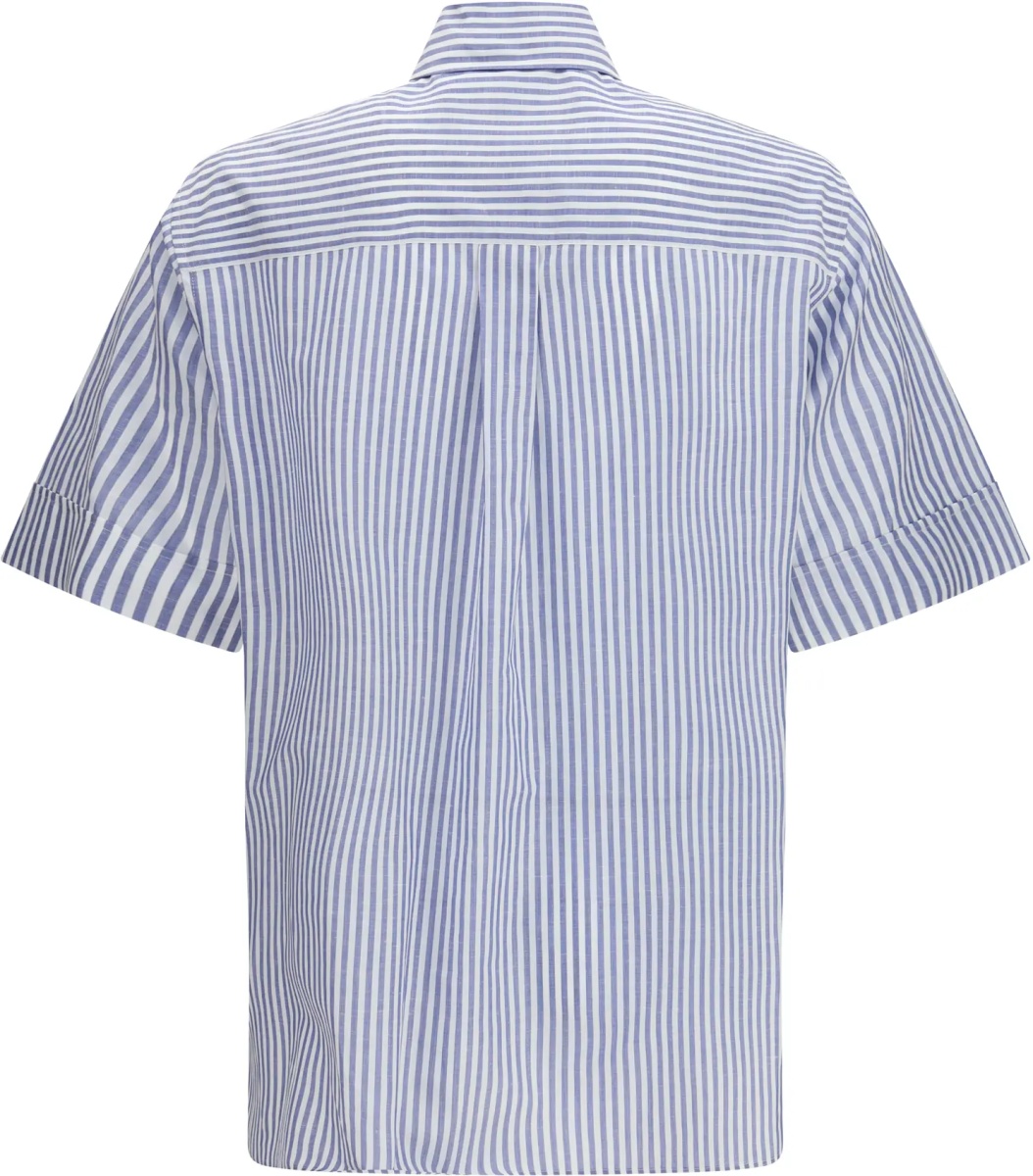 Camasa casual Short-sleeve Shirt with logo buttons - Img 2