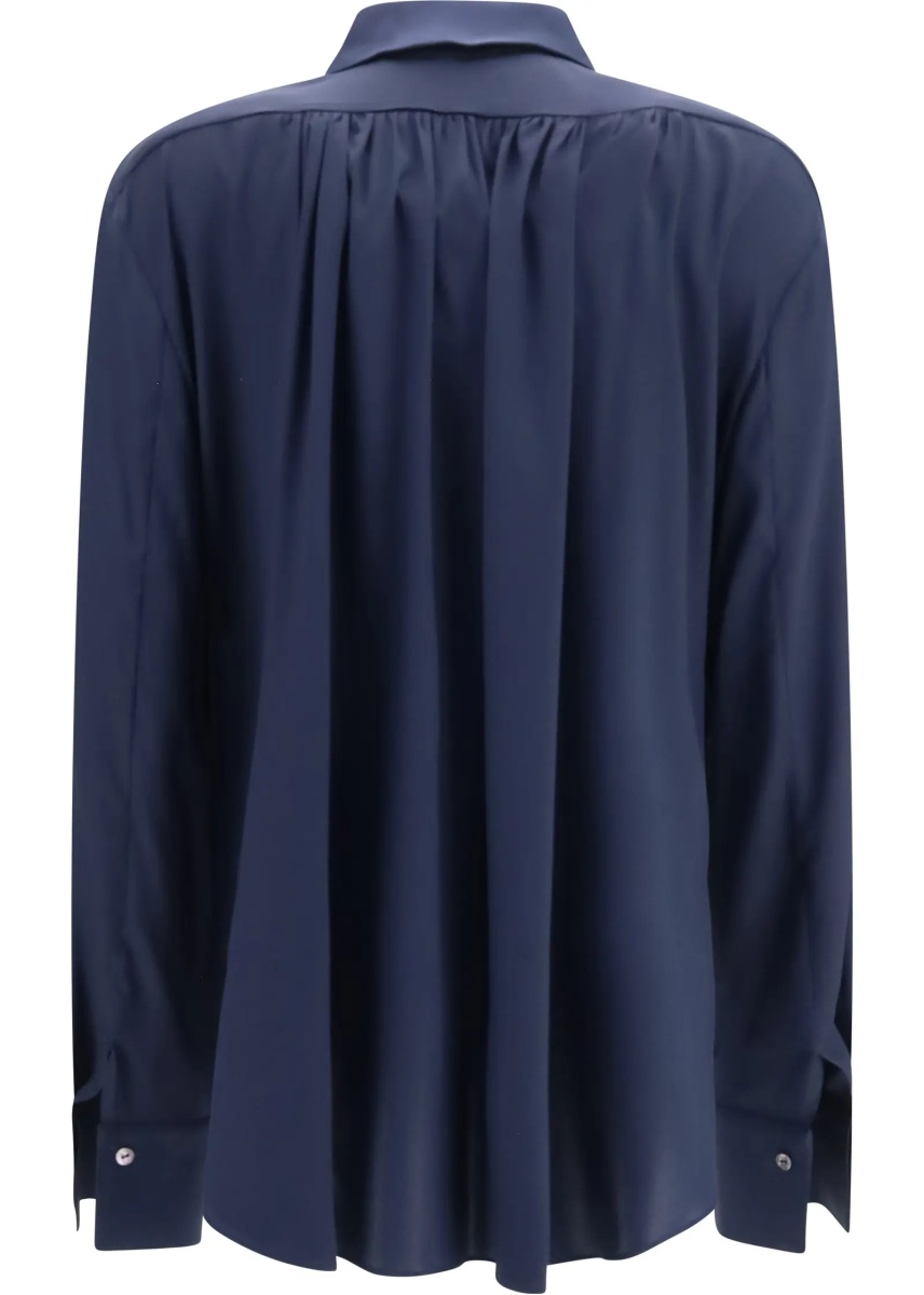 Camasa casual Silk Shirt with back gathering - Img 2