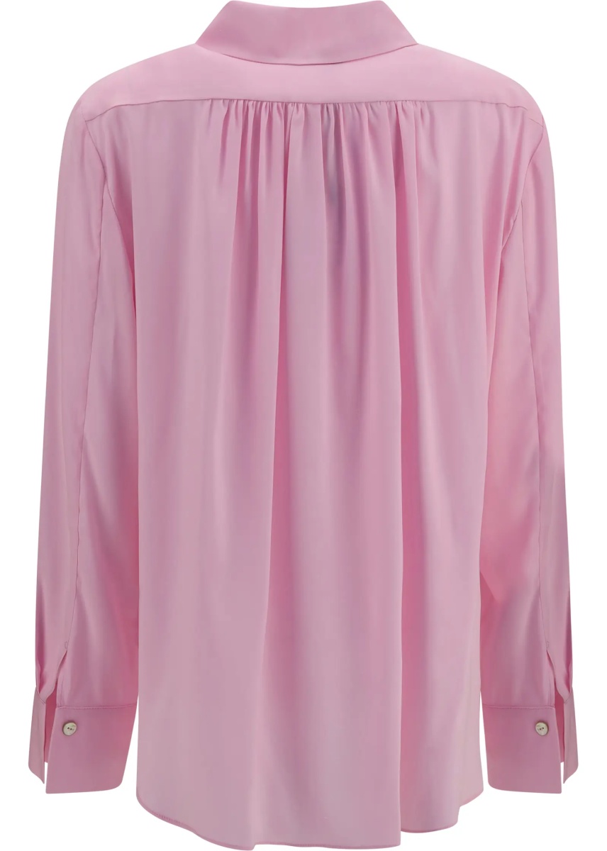 Camasa casual Silk Shirt with back gathering - Img 2