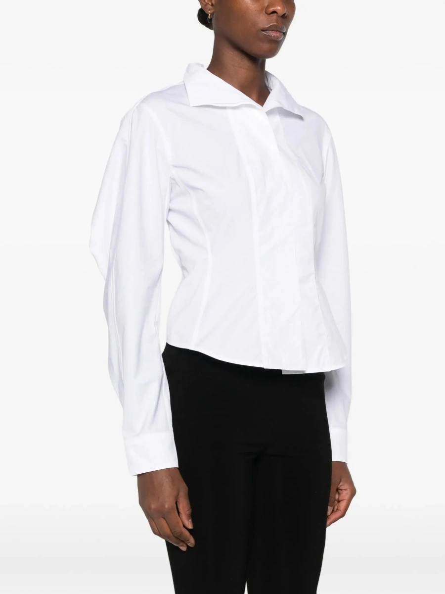 Camasa casual Tulipe cotton-poplin Shirt - Img 4