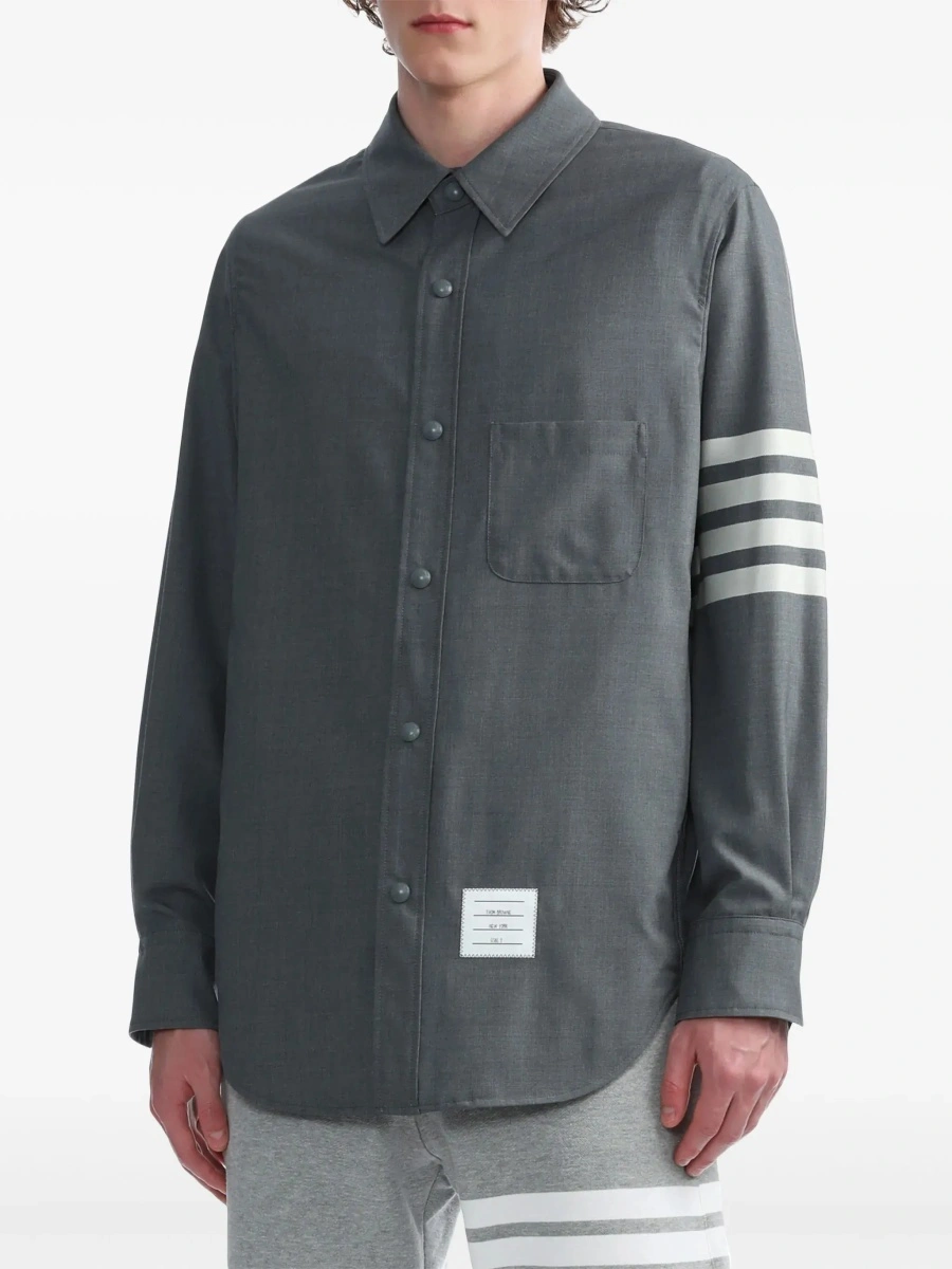 Camasa casual Wool and cotton blend Shirt - Img 6